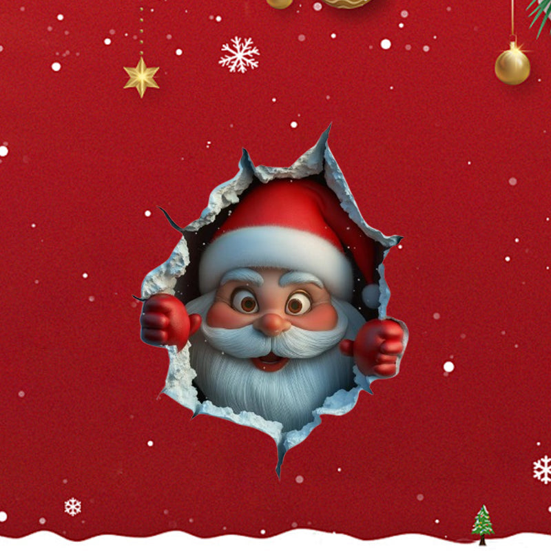 đ
Christmas Santa Wall Breakthrough 3D Sticker