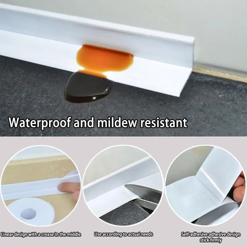 Vattentät fogtejp 3,2 m självhäftande tätningsremsa