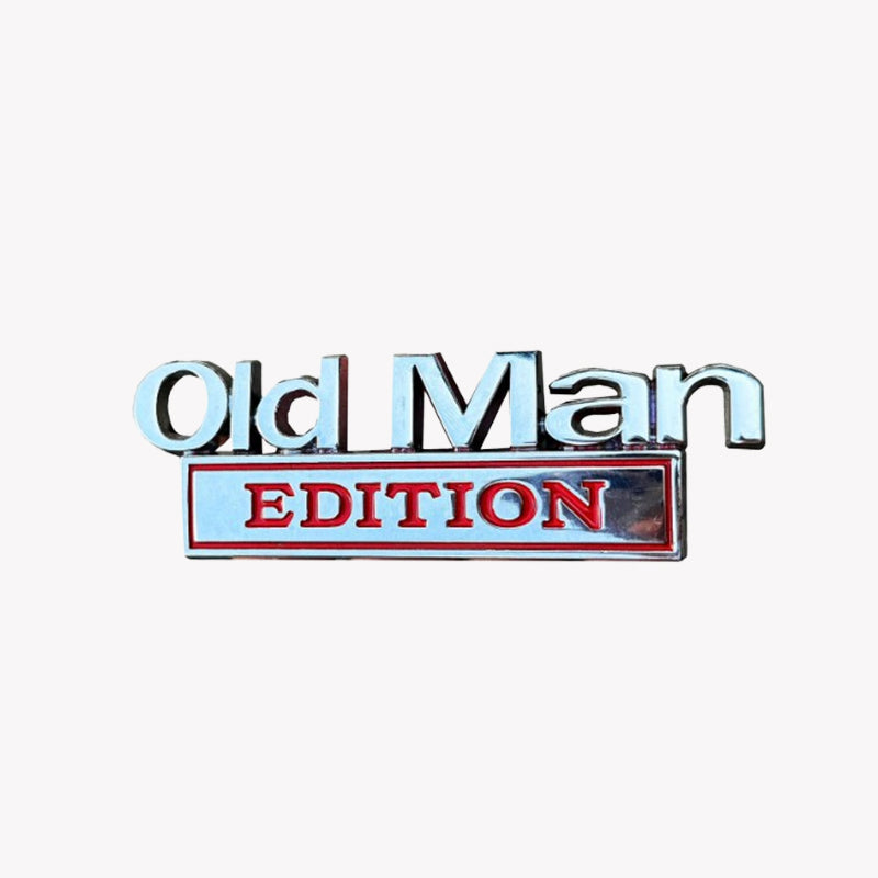 🚗 Old Man Edition – Auto-emblem