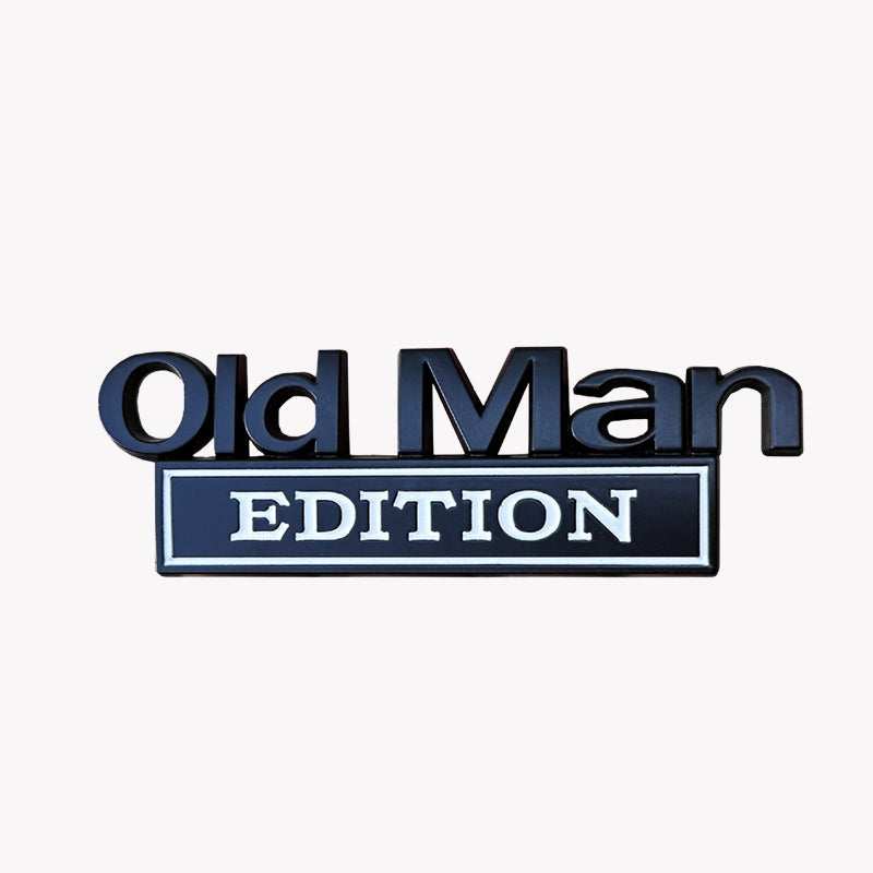 🚗 Old Man Edition – Auto-emblem
