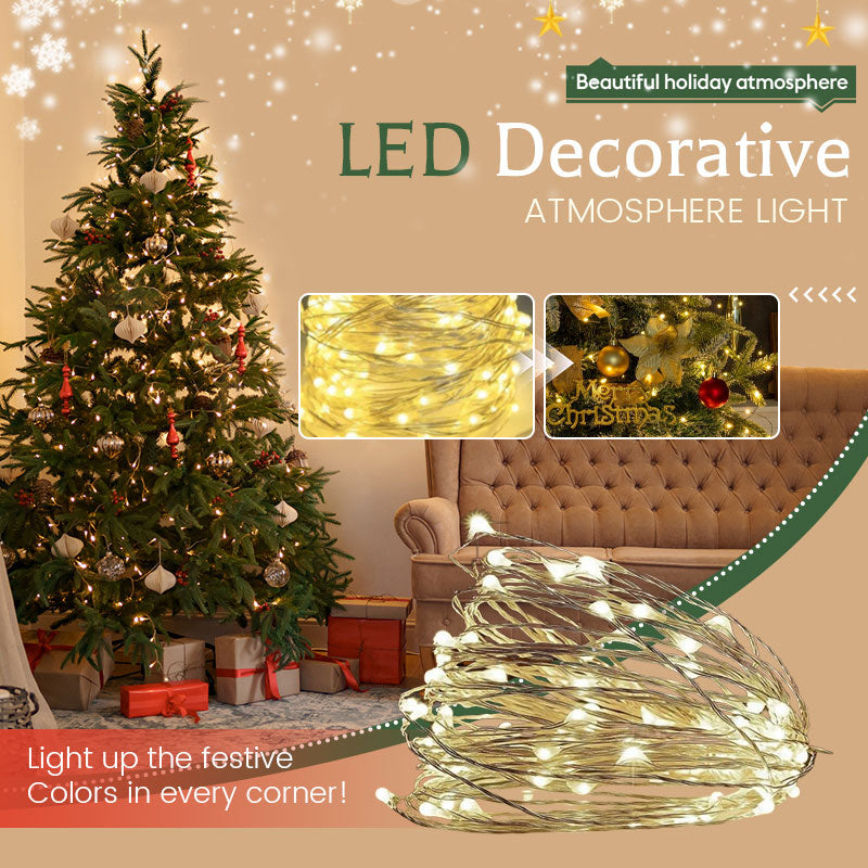 Ljusslinga med koppartråd och smällare