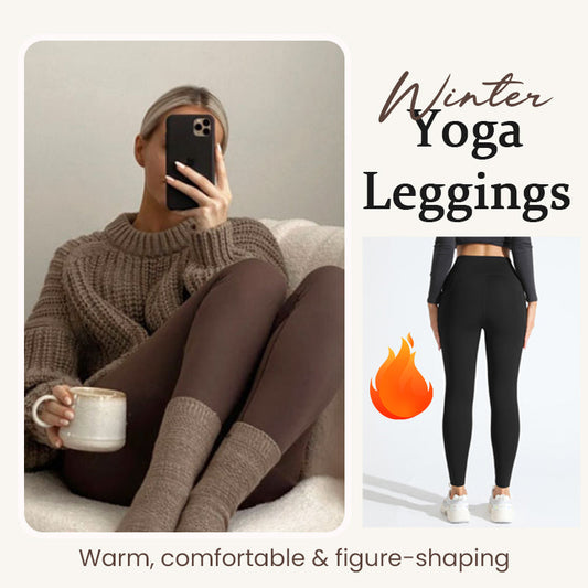 🔥 Vinteryogaleggings – Varma, bekväma och figurformande