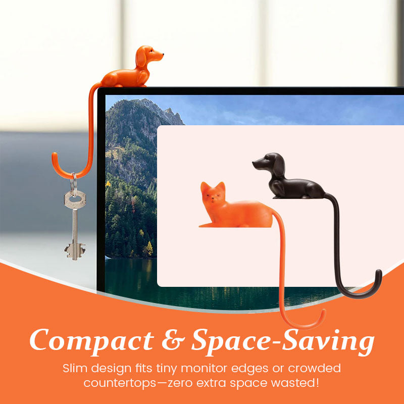 Niedlicher Tier-Schwanz-Klebehaken