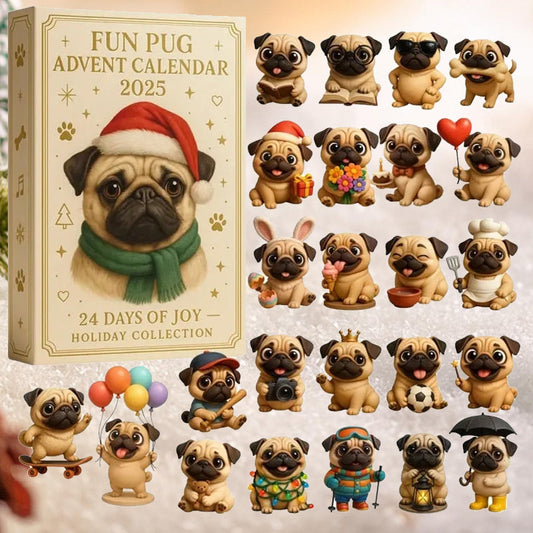🐾🎄 Lugn mops adventskalender 2025