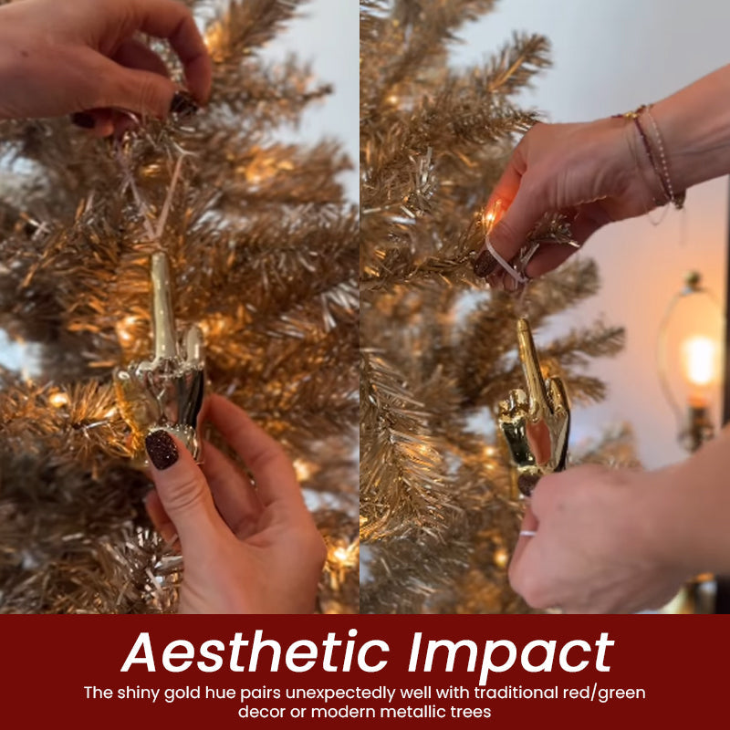 Juldekoration med långfinger