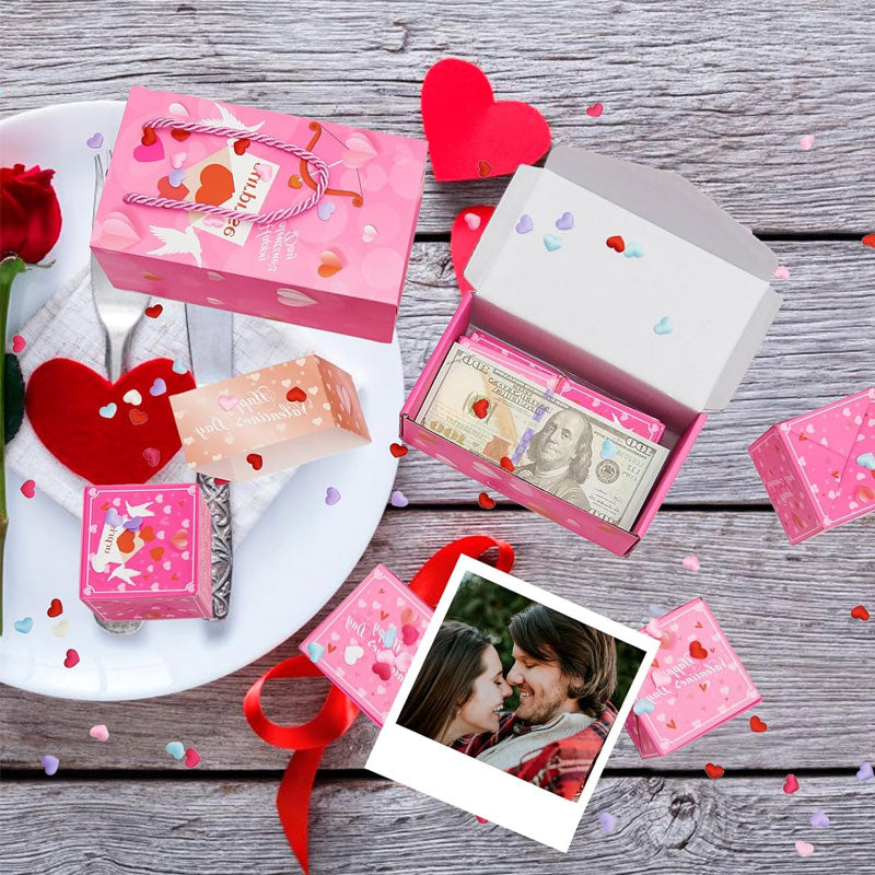 💖 Pop-up-presentask med överraskningsmotiv till Alla hjärtans dag