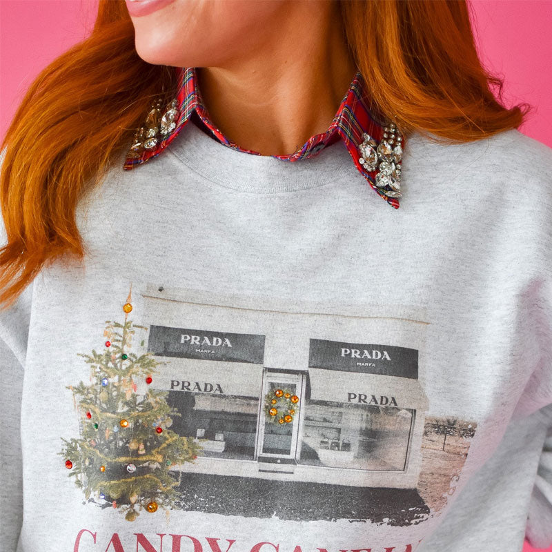 🎄 ✨Röd julpläd med strass och avtagbar krage