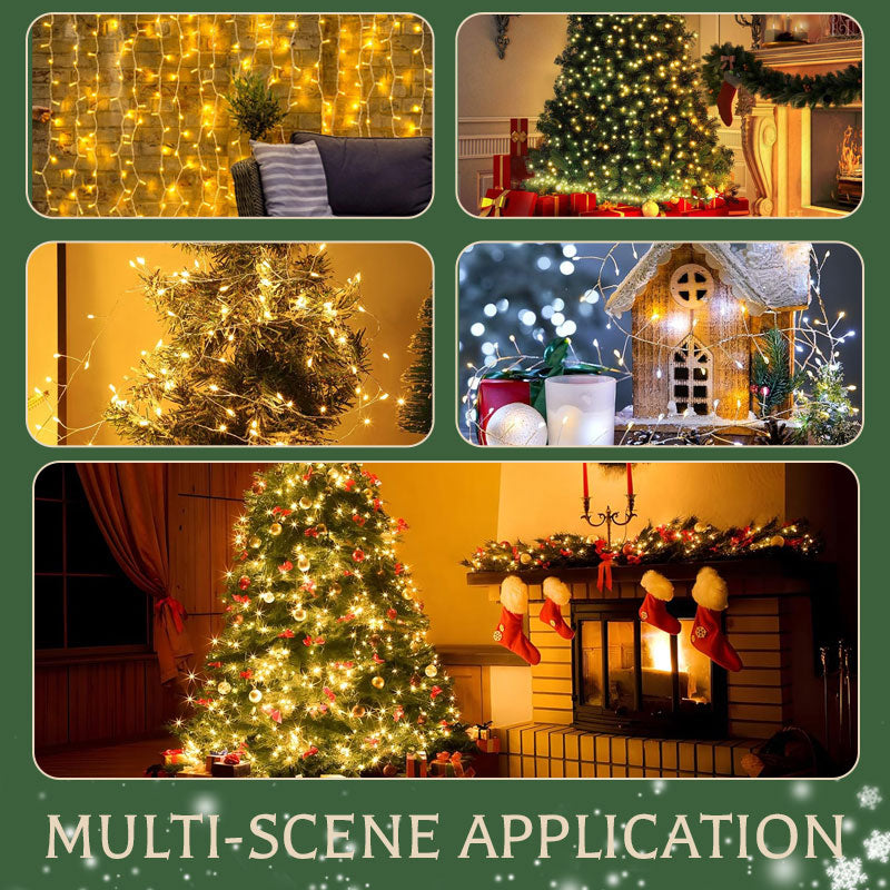 Ljusslinga med koppartråd och smällare