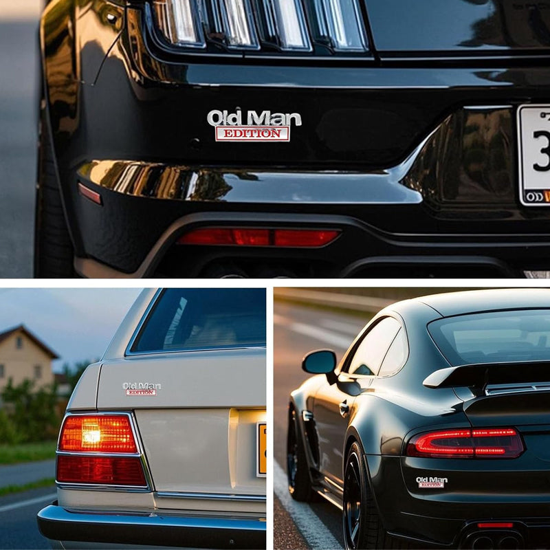 🚗 Old Man Edition – Auto-emblem