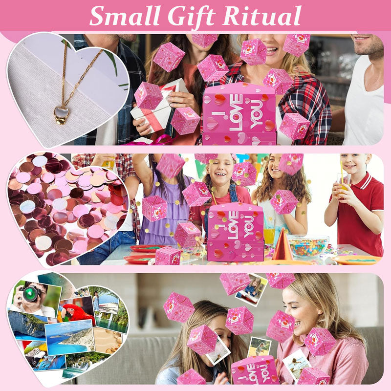 💖 Pop-up-presentask med överraskningsmotiv till Alla hjärtans dag