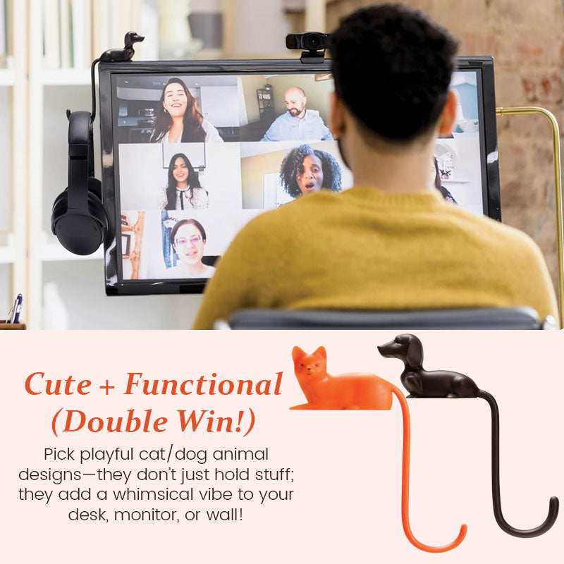 Niedlicher Tier-Schwanz-Klebehaken