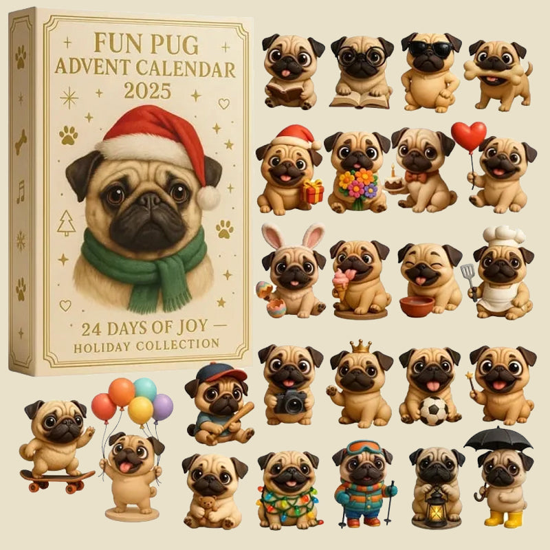 🐾🎄 Lugn mops adventskalender 2025