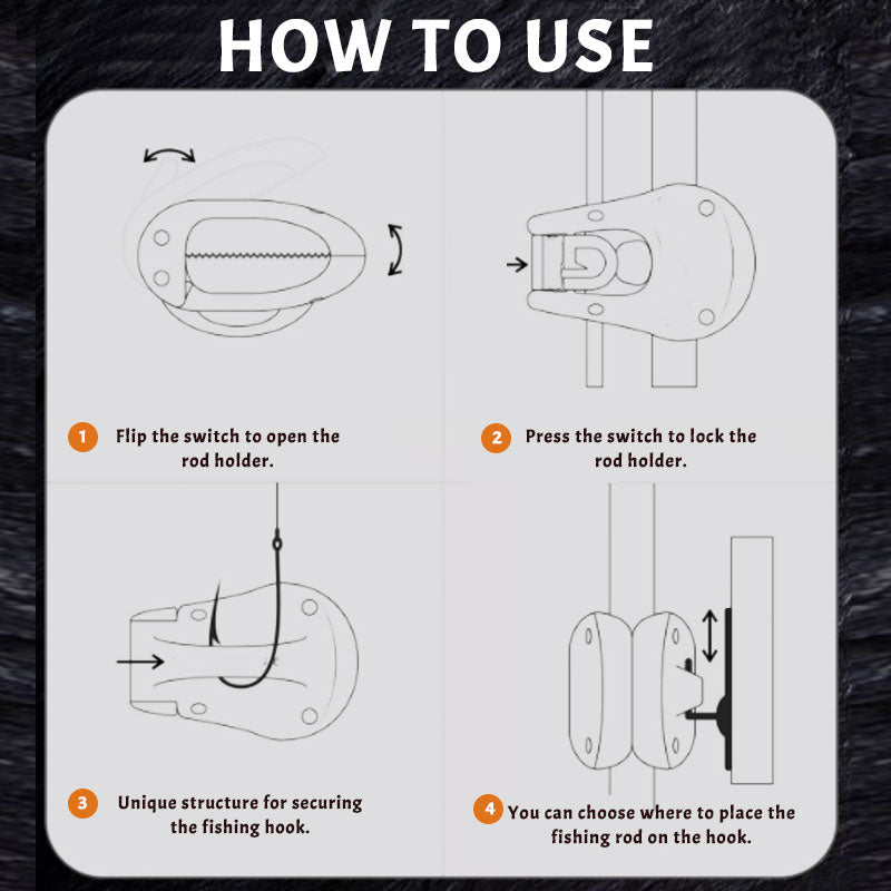 Multifunktionell spöhållare