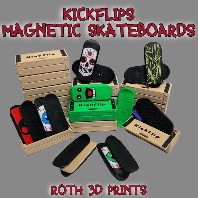 🛹Magnetisches Skateboard - EDC-Flipping-Techniken