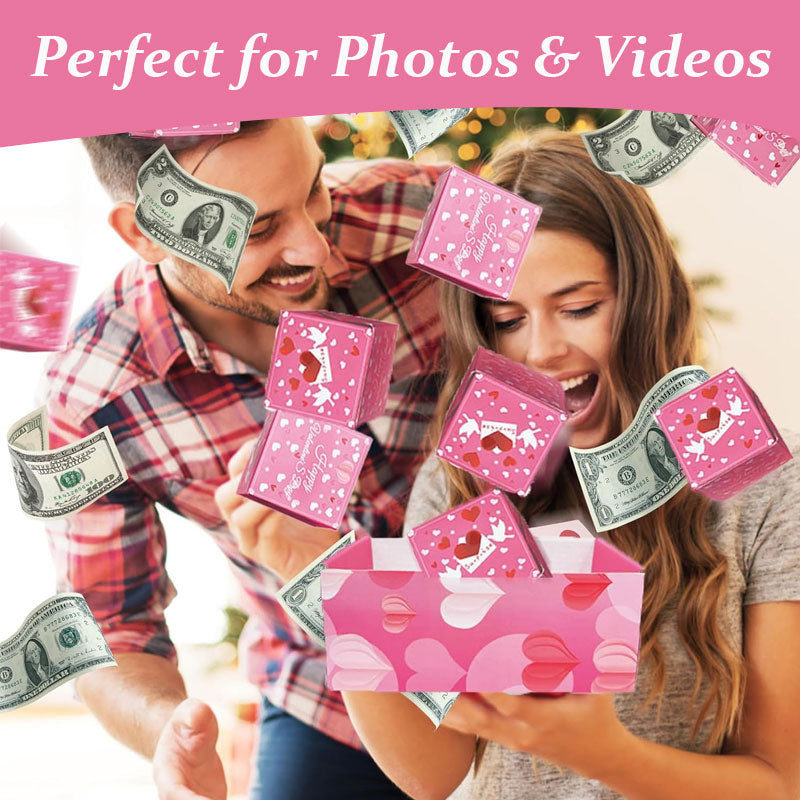 💖 Pop-up-presentask med överraskningsmotiv till Alla hjärtans dag