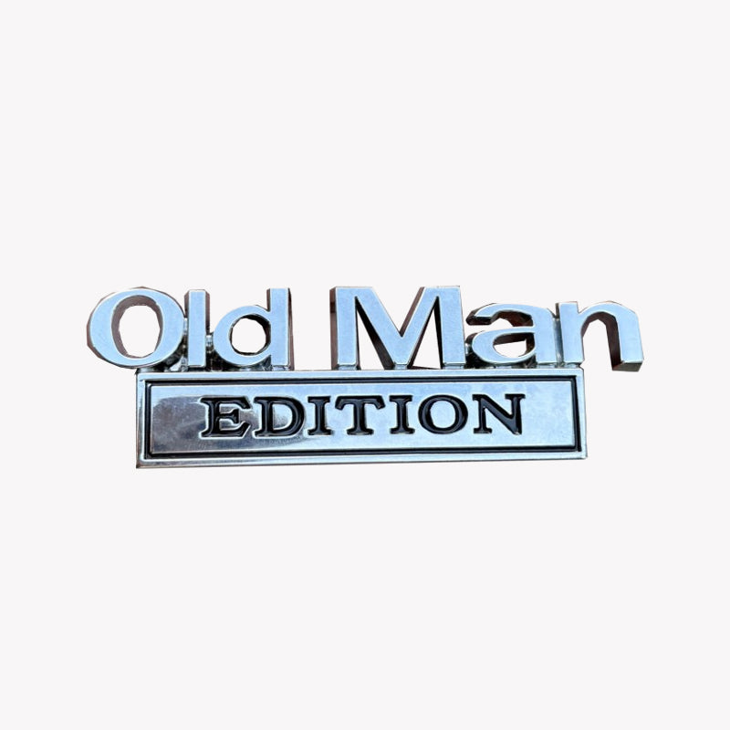 🚗 Old Man Edition – Auto-emblem